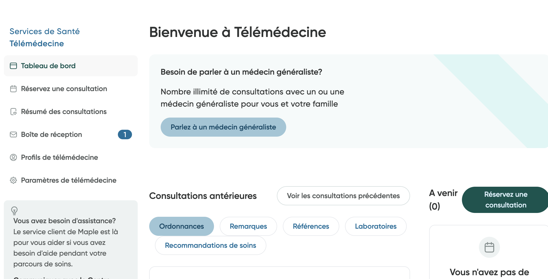 Un exemple de carte de prescription.